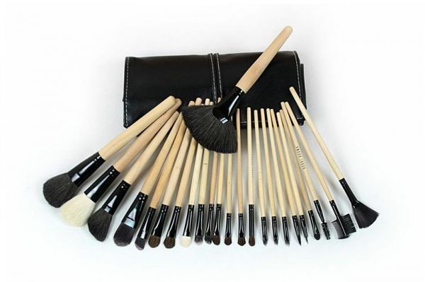 Kit de pincéis 24 peças com estojo