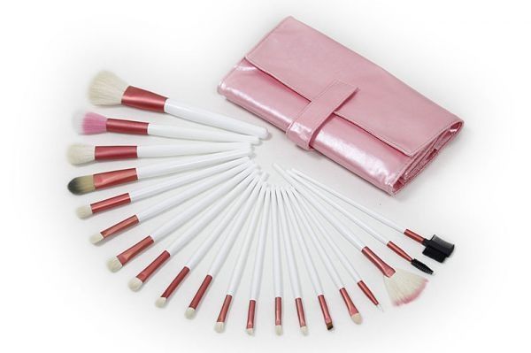 Kit de pincéis 20 peças Rosa
